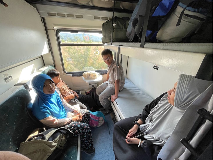 AnnasFam @ Night Sleeper Train, Turkiye