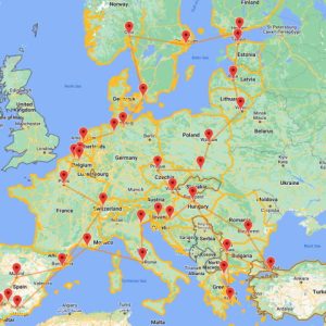 Explore Europe Route